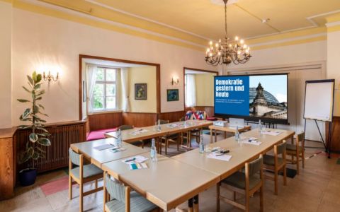 Der Sängersaal im Schlossgebäude für bis zu 70 Per