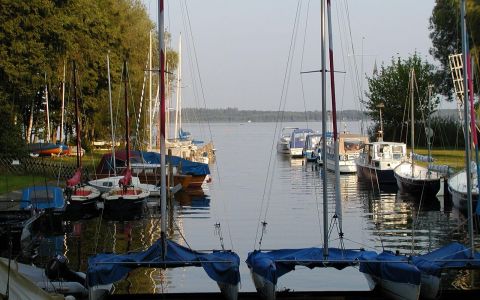 Blick auf den Wolziger See