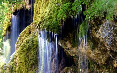 Wasserfall in der Nähe