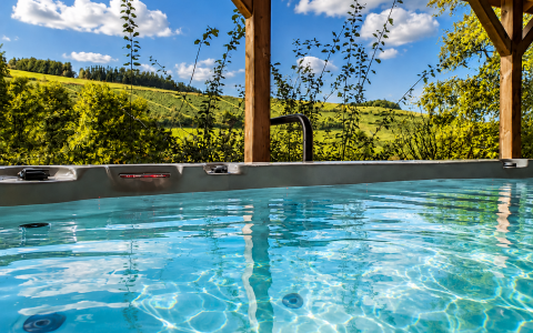 Villa Bodefeld   Zwemspa met uitzicht