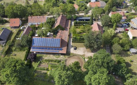 Der Hof von oben - ohne Garten