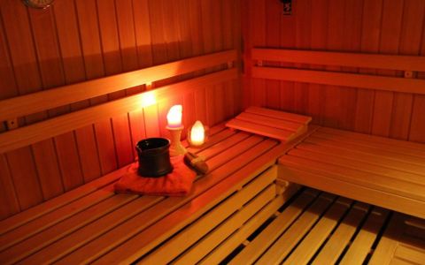 Sauna mit Ruhebereich
