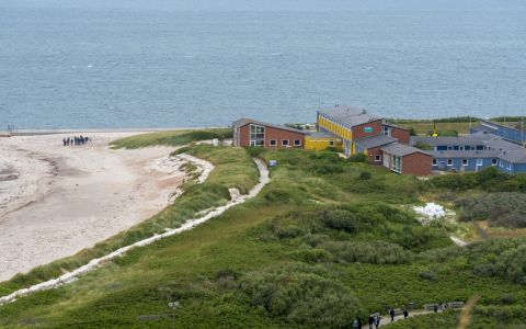 Blick auf die Jugendherberge