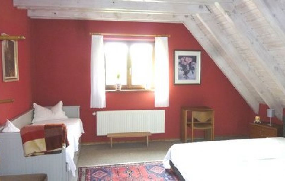 Schlafzimmer - Rot