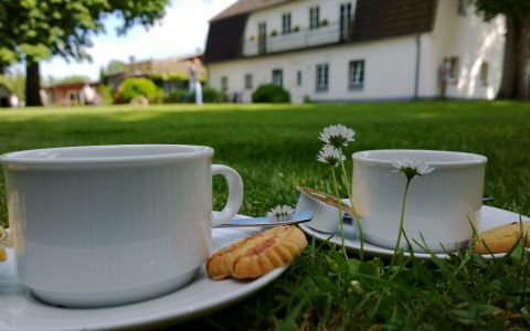 Kaffeepause während der Konferenz