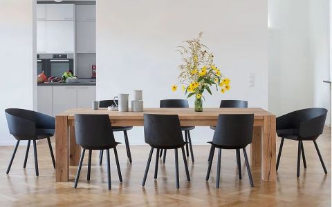 Essbereich im großen Aufenthaltsraum im Erdgeschos