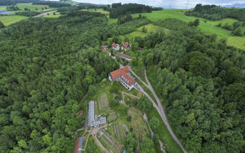 Luftbild Seminarhaus Sulzbrunn