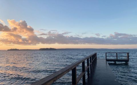 Hauseigener Bootssteg