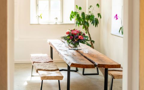 Seminarküche mit Essbereich